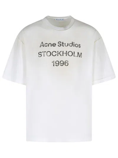 Acne Studios Powder White Cotton Blend T-shirt Men