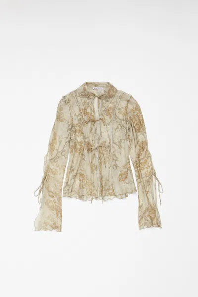 ACNE STUDIOS PRINT BLOUSE