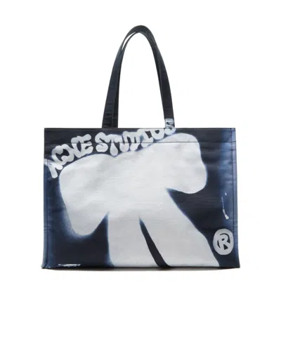 Acne Studios Print-detail Tote Bag In Multi