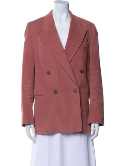 Pre-owned Acne Studios Printed Blazer In Red