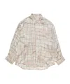Acne Studios Printed Button-down Shirt In Neutral
