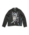 Acne Studios Printed Button Shirt In Black