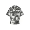 Acne Studios Printed Button-up Shirt In Multi