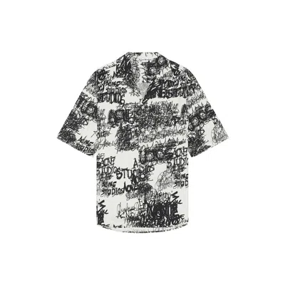Acne Studios Printed Button-up Shirt In Multi