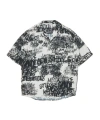 Acne Studios Printed Button-up Shirt In Gray