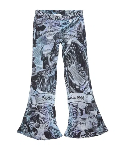 ACNE STUDIOS PRINTED TROUSERS