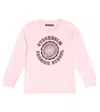 Acne Studios Printed Cotton Jersey T-shirt In Pink
