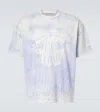 Acne Studios Plaster Print T-shirt In Blue