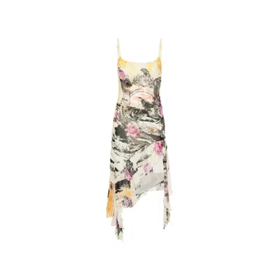 Acne Studios Printed Crepe Dress Women