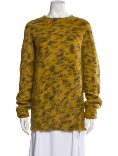 Pre-owned Acne Studios Printed Crew Neck Sweater In Multi