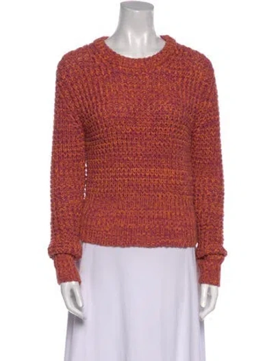 Pre-owned Acne Studios Printed Crew Neck Sweatshirt In Multi