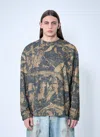 Acne Studios Mens Mud Brown Camo Enick Camouflage Cotton-jersey T-shirt In Brown