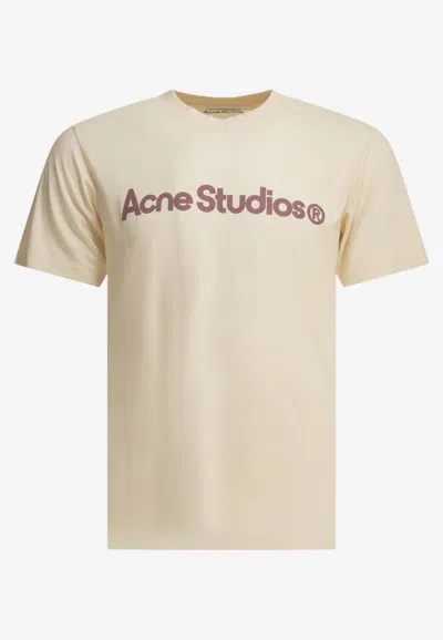 ACNE STUDIOS PRINTED CREWNECK T-SHIRT