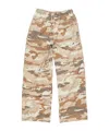 Acne Studios Printed Elastic Waist Sweatpants In Nude