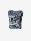 Acne Studios Graphic Printed Top In Motif Printed Stockholm 1996