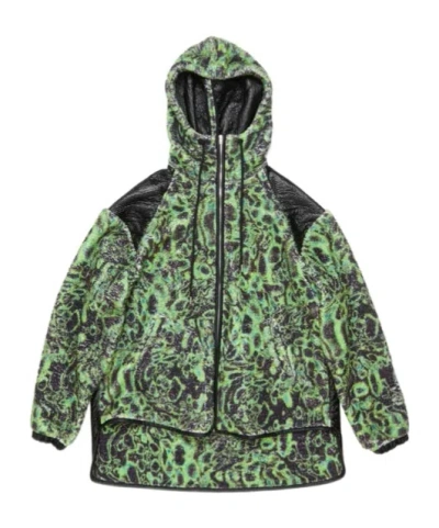 ACNE STUDIOS ACNE STUDIOS PRINTED FLEECE HOODED JACKET