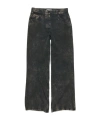 Acne Studios Printed Trousers In Black