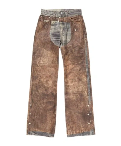 Acne Studios Printed Jeans In Multi