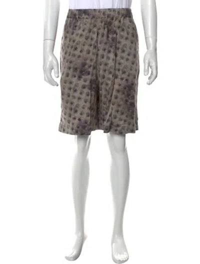 Pre-owned Acne Studios Printed Jogger Shorts W/ Tags In Multi