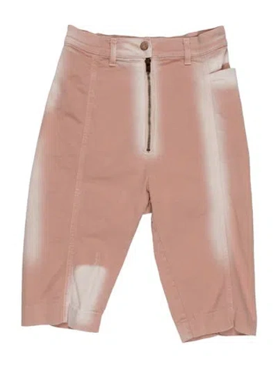 Pre-owned Acne Studios Printed Knee-length Shorts In Pink