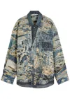 Acne Studios Printed Button-up Shirt In Multi