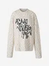 Acne Studios Crewneck Sweater In White