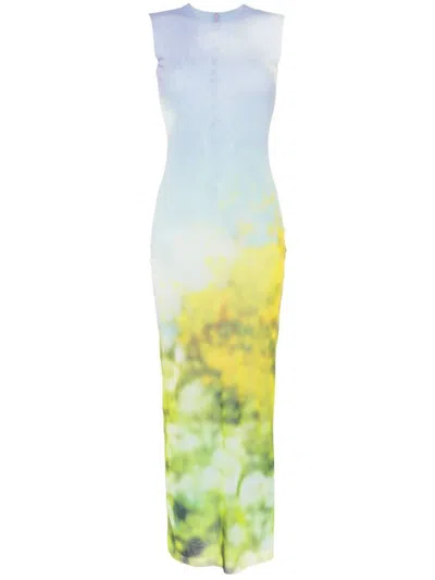 ACNE STUDIOS ACNE STUDIOS PRINTED LONG DRESS