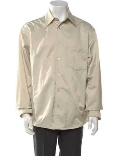 Pre-owned Acne Studios Printed Long Sleeve Shirt In Neutral