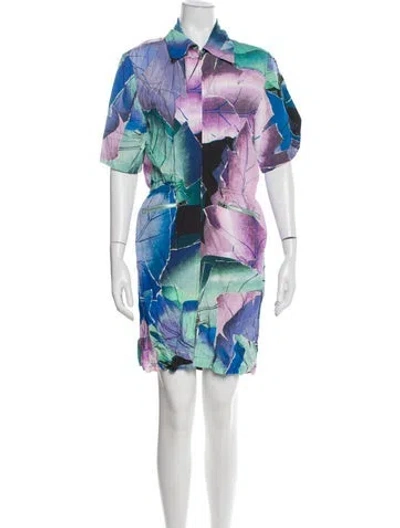 Pre-owned Acne Studios Printed Mini Dress In Multi