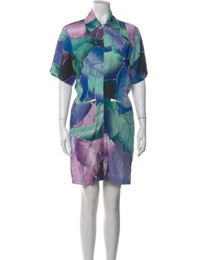 Pre-owned Acne Studios Printed Mini Dress In Multi