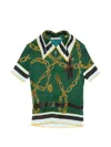 Acne Studios Printed Shirt In Green
