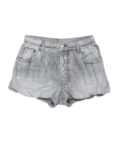 Acne Studios Printed Shorts In Gray