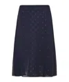 Acne Studios Iranee Polka Dot Georgette Skirt