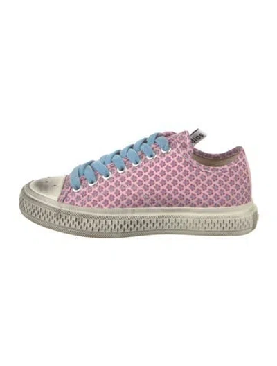 Pre-owned Acne Studios Printed Sneakers In Pink