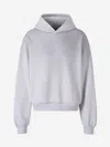 Acne Studios Melange Hoodie Logo Ci0159co R 92h In Gray