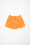 Acne Studios Printed Swim Shorts In Bright Orange
