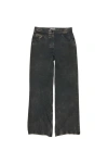 Acne Studios Printed Trousers In Black/beige