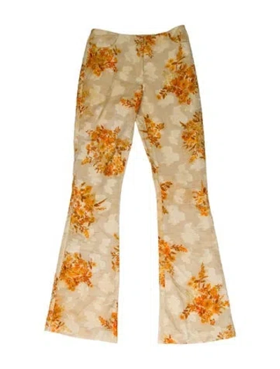 Pre-owned Acne Studios Printed Wide Leg Pants W/ Tags In Neutral