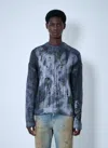 Acne Studios Men Printed Zip-up Sweater