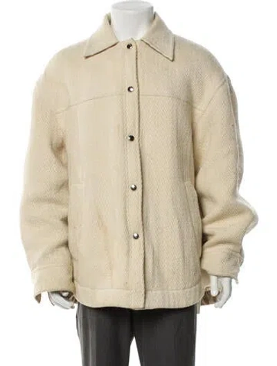 Pre-owned Acne Studios Puffer Coat In Neutral