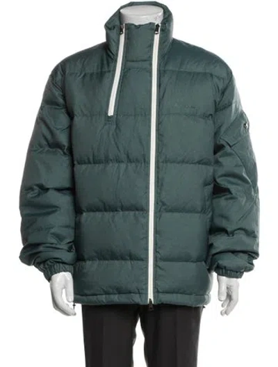 Pre-owned Acne Studios Puffer Coat W/ Tags In Blue