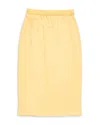Acne Studios Pull On Pencil Skirt In Orange