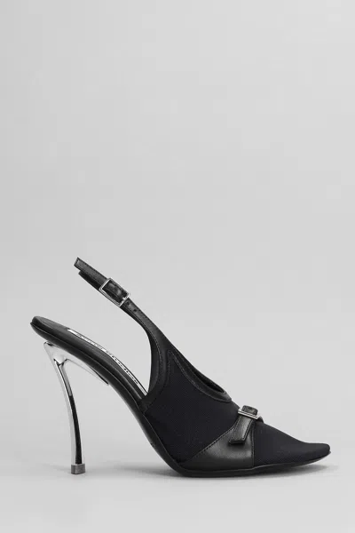ACNE STUDIOS PUMPS IN BLACK LEATHER