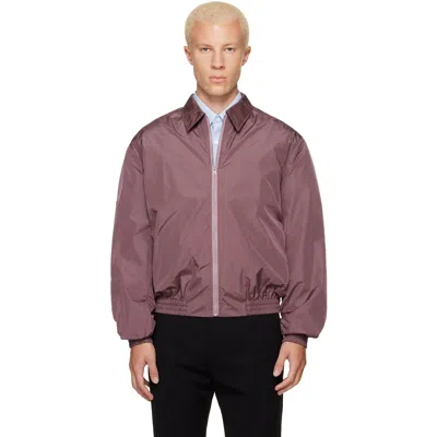Acne Studios Purple Lightweight Nylon Jacket In Dqi Lilac