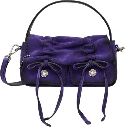 Acne Studios Purple Multipocket Micro Bag