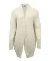 Acne Studios Raya Cardigan In Cream Wool In White
