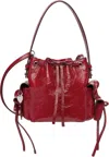 Acne Studios Red Multipocket Mini Bucket Bag