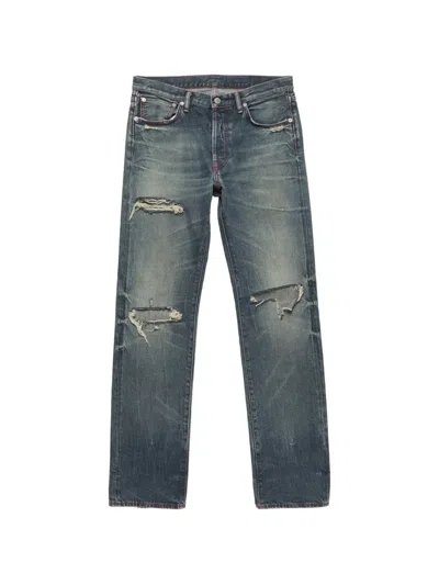 Acne Studios Re-edition Worn Jeans In Blue