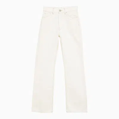 Acne Studios Regular Denim Jeans In White