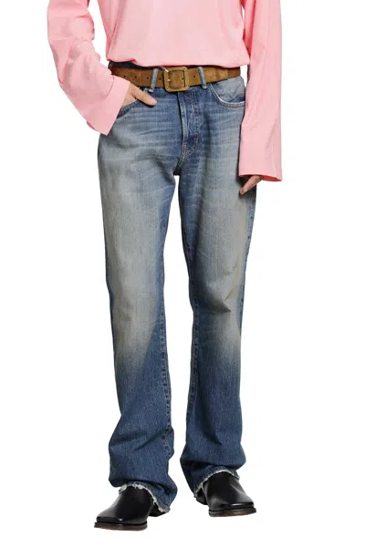 Acne Studios Regular Fit 2021f Jeans In Blue